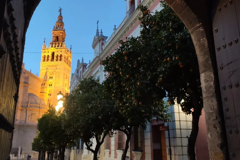 sevilla encantada nocturna vista giralda catedral sevilla 768x512